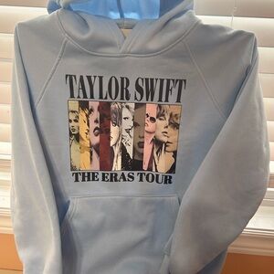 Taylor Swift Light Blue The Eras Tour Hoodie